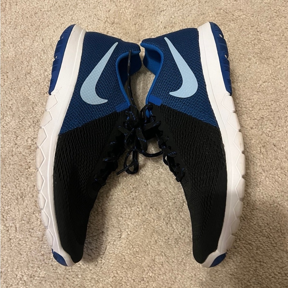Nike Flex Experience Black and Blue Running Shoes